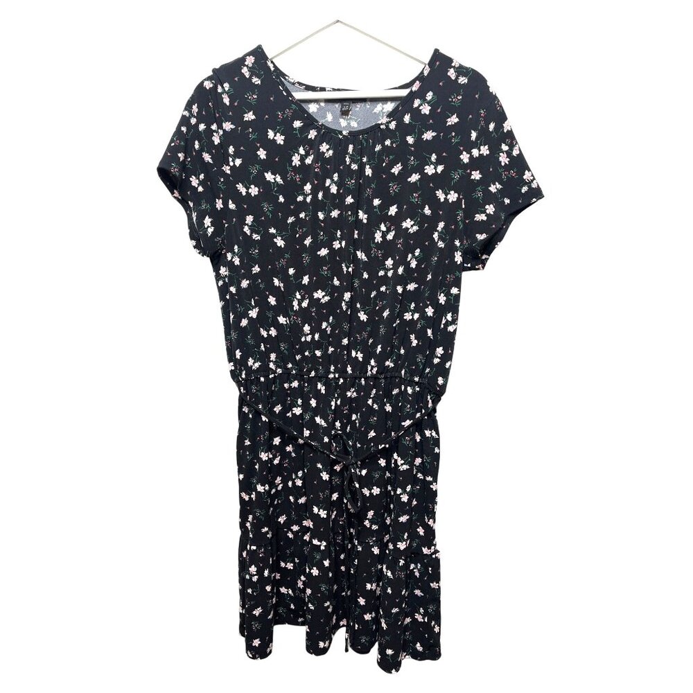 Floral Black Dress (PL)